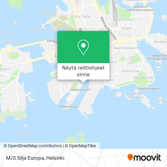 Kuinka päästä kohteeseen M/S Silja Europa paikassa Helsinki kulkuvälineellä  Bussi, Raitiovaunu, Juna tai Metro?