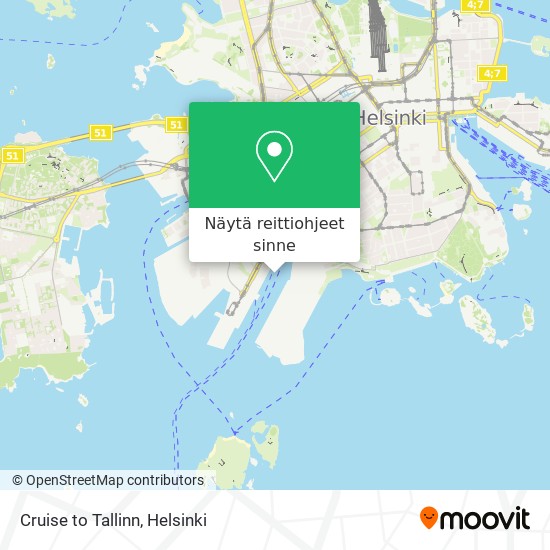 Cruise to Tallinn kartta