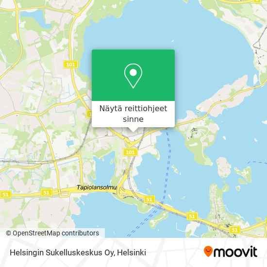 Helsingin Sukelluskeskus Oy kartta