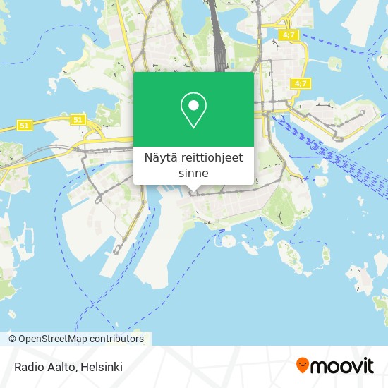 Radio Aalto kartta