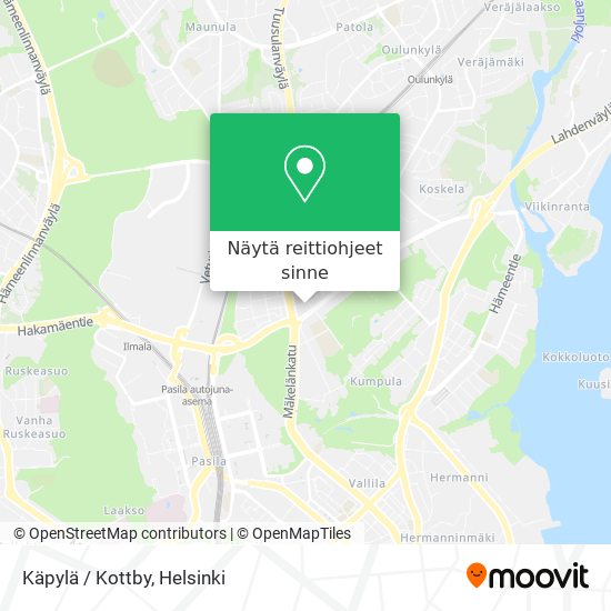 Käpylä / Kottby kartta