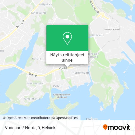 Vuosaari / Nordsjö kartta
