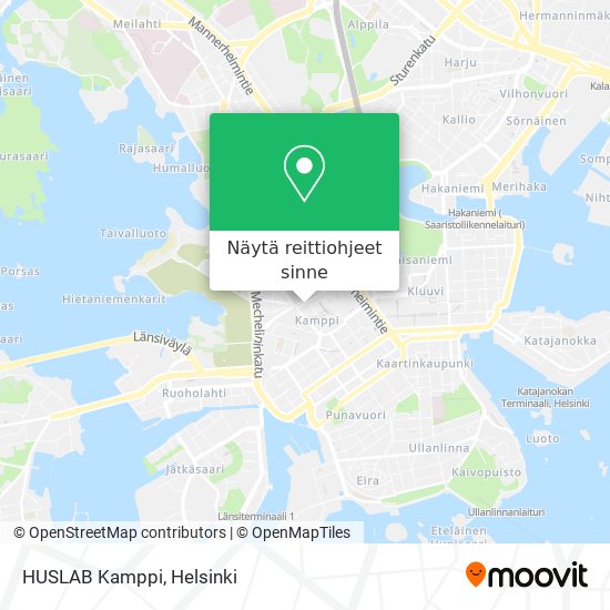 HUSLAB Kamppi kartta