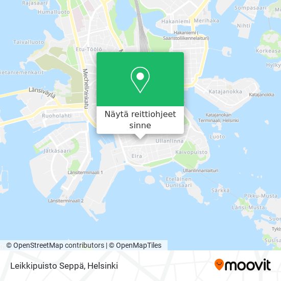 Leikkipuisto Seppä kartta
