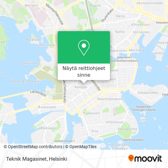 Teknik Magasinet kartta