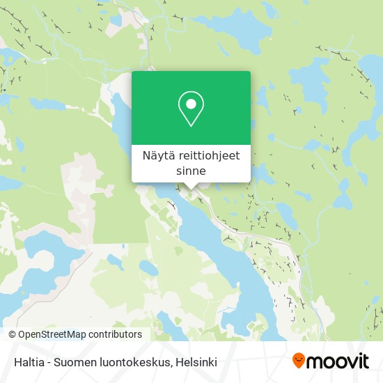 Haltia - Suomen luontokeskus kartta