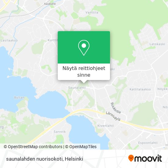 saunalahden nuorisokoti kartta