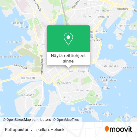 Ruttopuiston viinikellari kartta