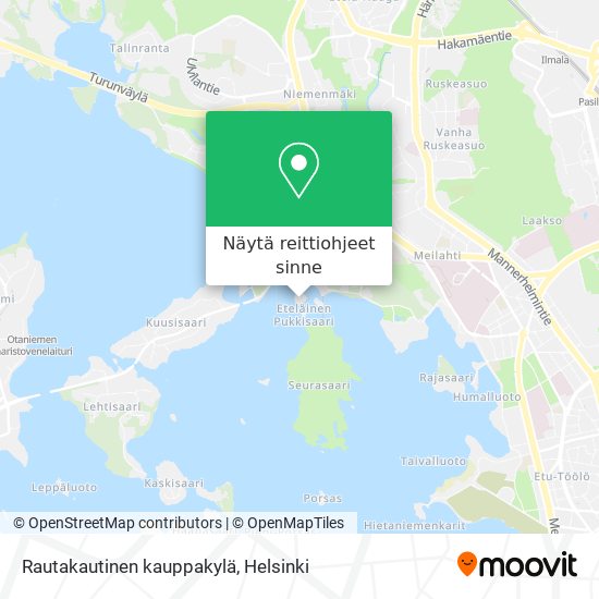 Rautakautinen kauppakylä kartta