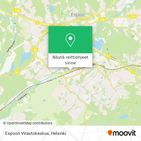 Espoon Virastokeskus kartta