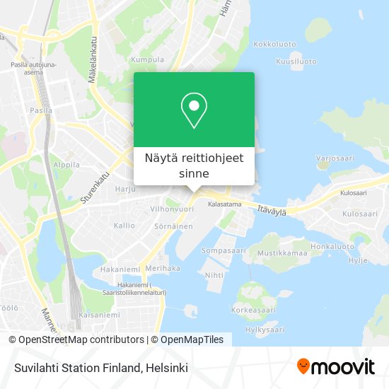 Suvilahti Station Finland kartta