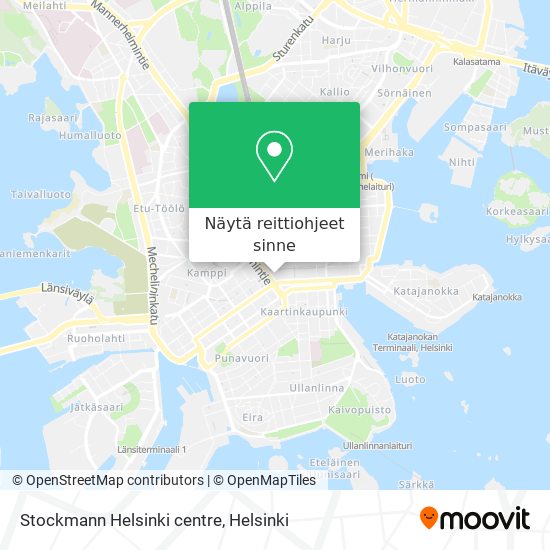 Stockmann Helsinki centre kartta