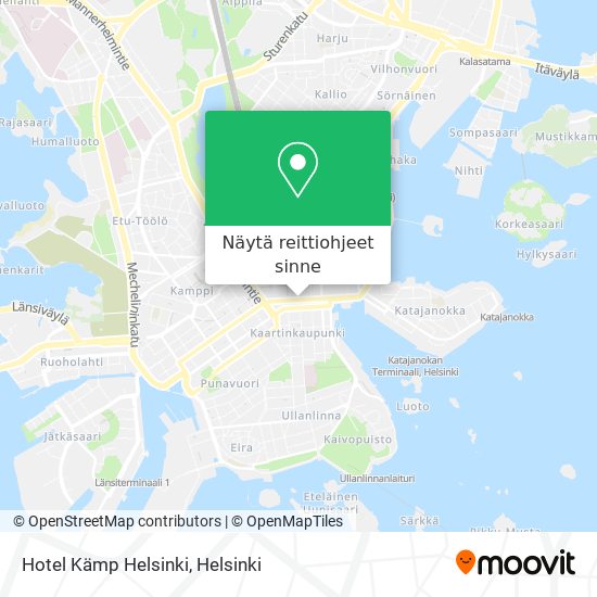 Hotel Kämp Helsinki kartta