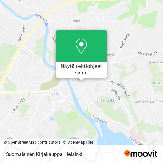 Suomalainen Kirjakauppa kartta