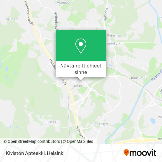 Kivistön Apteekki kartta