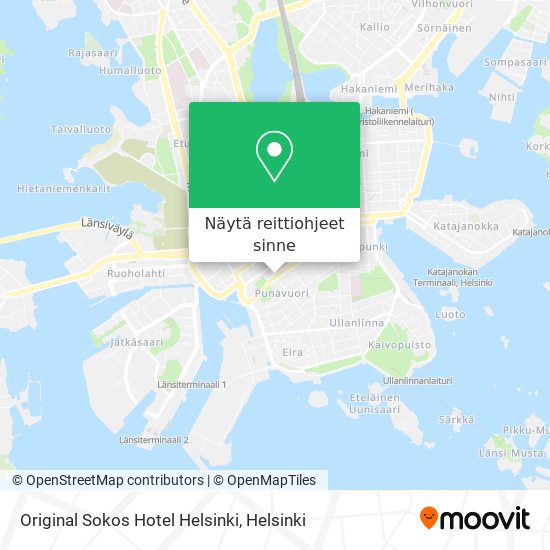 Original Sokos Hotel Helsinki kartta