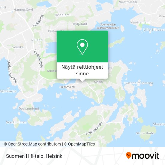 Suomen Hifi-talo kartta