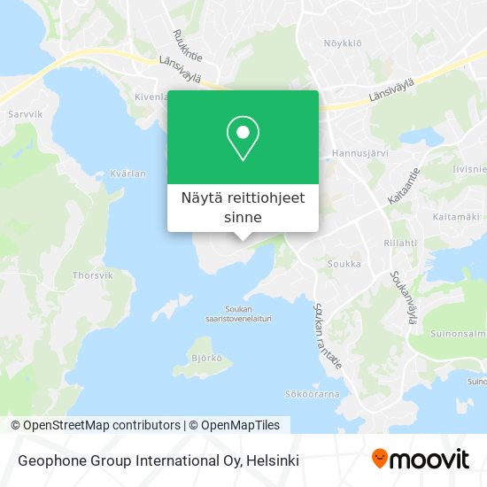 Geophone Group International Oy kartta