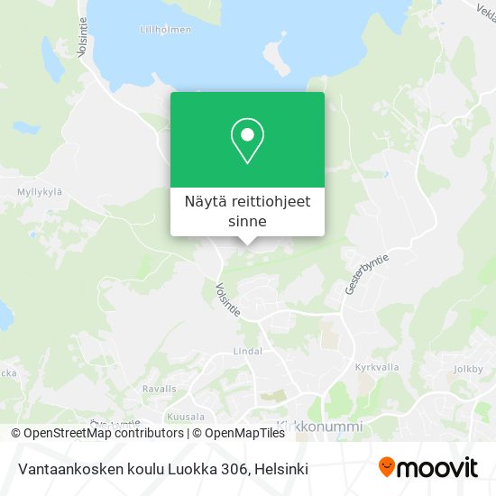 Vantaankosken koulu Luokka 306 kartta