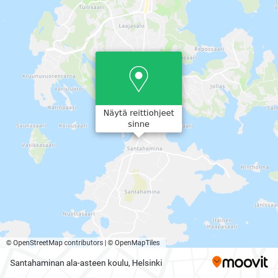 Santahaminan ala-asteen koulu kartta