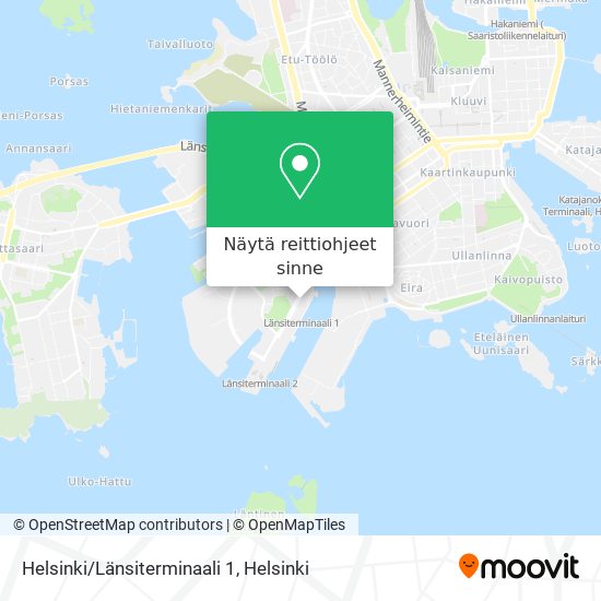 Helsinki/Länsiterminaali 1 kartta
