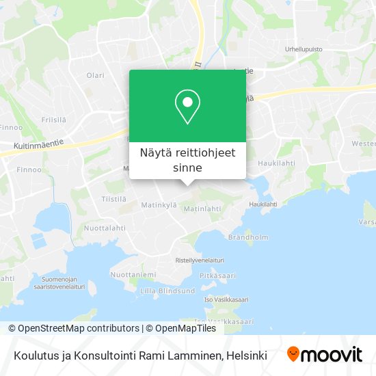 Koulutus ja Konsultointi Rami Lamminen kartta