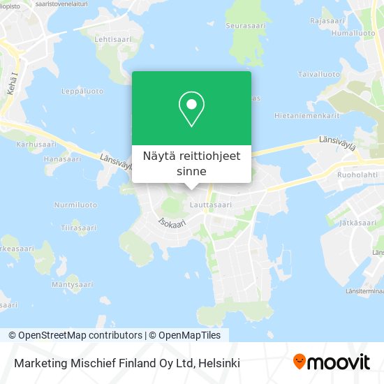 Marketing Mischief Finland Oy Ltd kartta