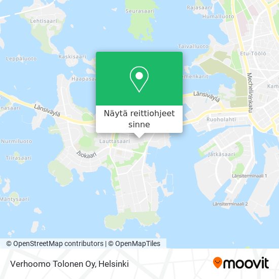 Verhoomo Tolonen Oy kartta