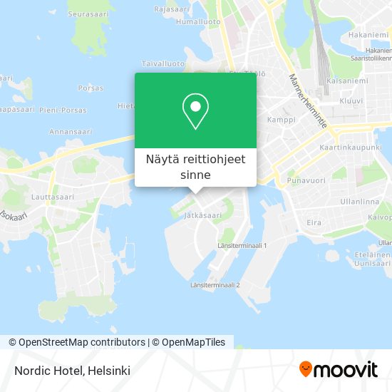 Nordic Hotel kartta