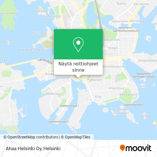 Ahaa Helsinki Oy kartta
