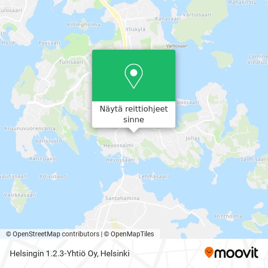 Helsingin 1.2.3-Yhtiö Oy kartta