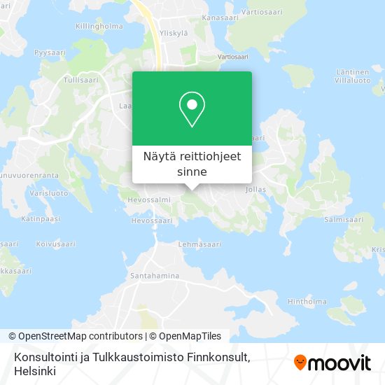 Konsultointi ja Tulkkaustoimisto Finnkonsult kartta