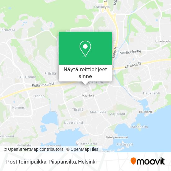 Postitoimipaikka, Piispansilta kartta