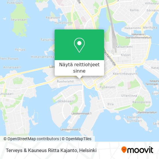 Terveys & Kauneus Riitta Kajanto kartta