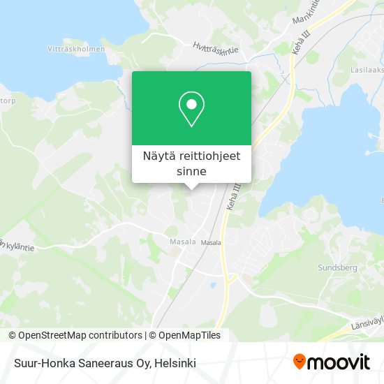 Suur-Honka Saneeraus Oy kartta