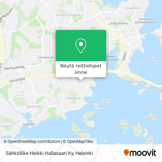 Sähköliike Heikki Hallasaari Ky kartta