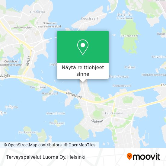 Terveyspalvelut Luoma Oy kartta