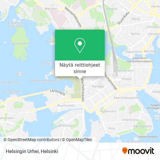 Helsingin Urhei kartta