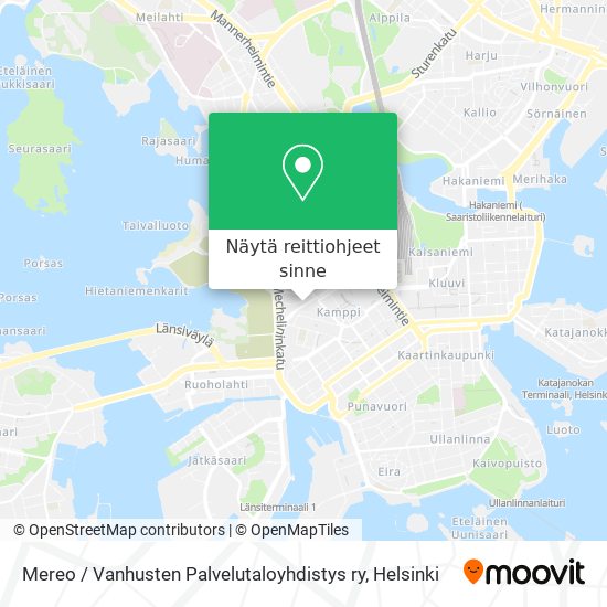 Mereo / Vanhusten Palvelutaloyhdistys ry kartta