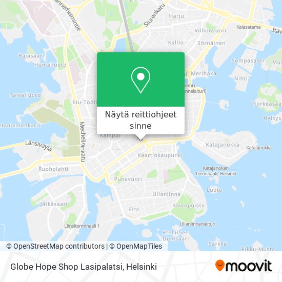 Globe Hope Shop Lasipalatsi kartta