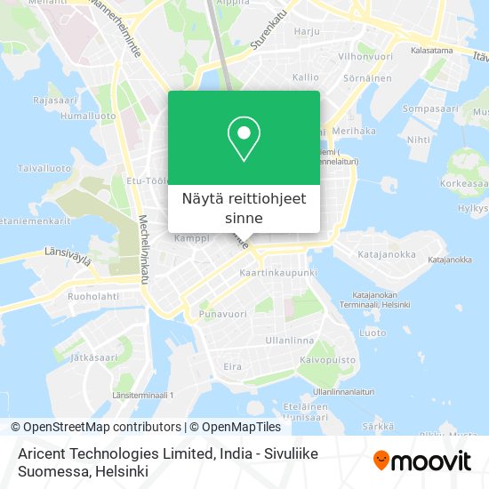 Aricent Technologies Limited, India - Sivuliike Suomessa kartta