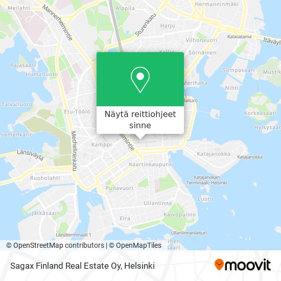 Sagax Finland Real Estate Oy kartta