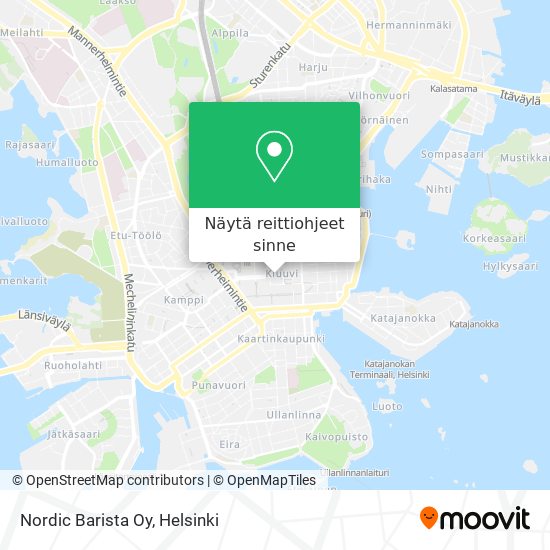 Nordic Barista Oy kartta