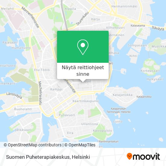 Suomen Puheterapiakeskus kartta