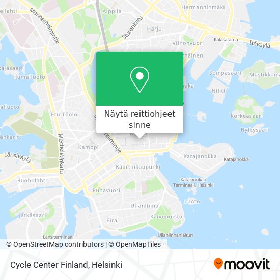 Cycle Center Finland kartta
