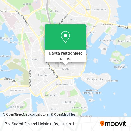Bbi Suomi-Finland Helsinki Oy kartta