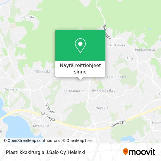 Plastiikkakirurgia J.Salo Oy kartta