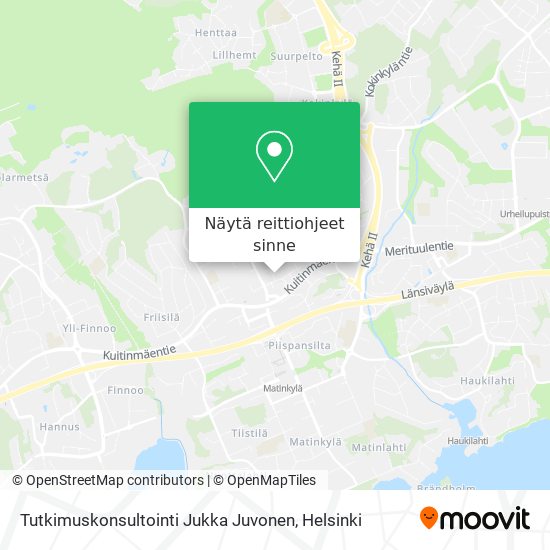 Tutkimuskonsultointi Jukka Juvonen kartta