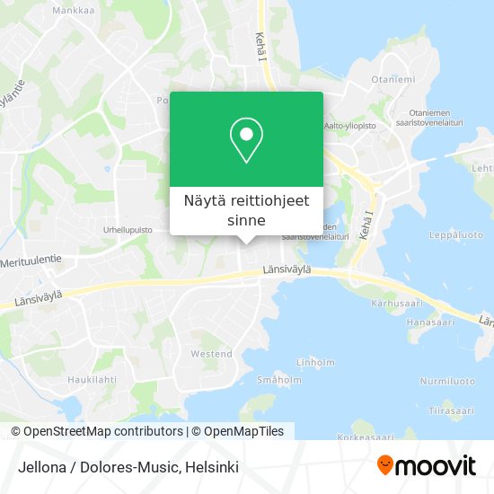 Jellona / Dolores-Music kartta