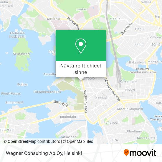 Wagner Consulting Ab Oy kartta